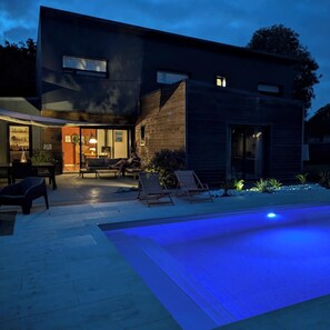 Terrace/patio - Guest house on the banks of the river Rance (Plouër-sur-Rance)