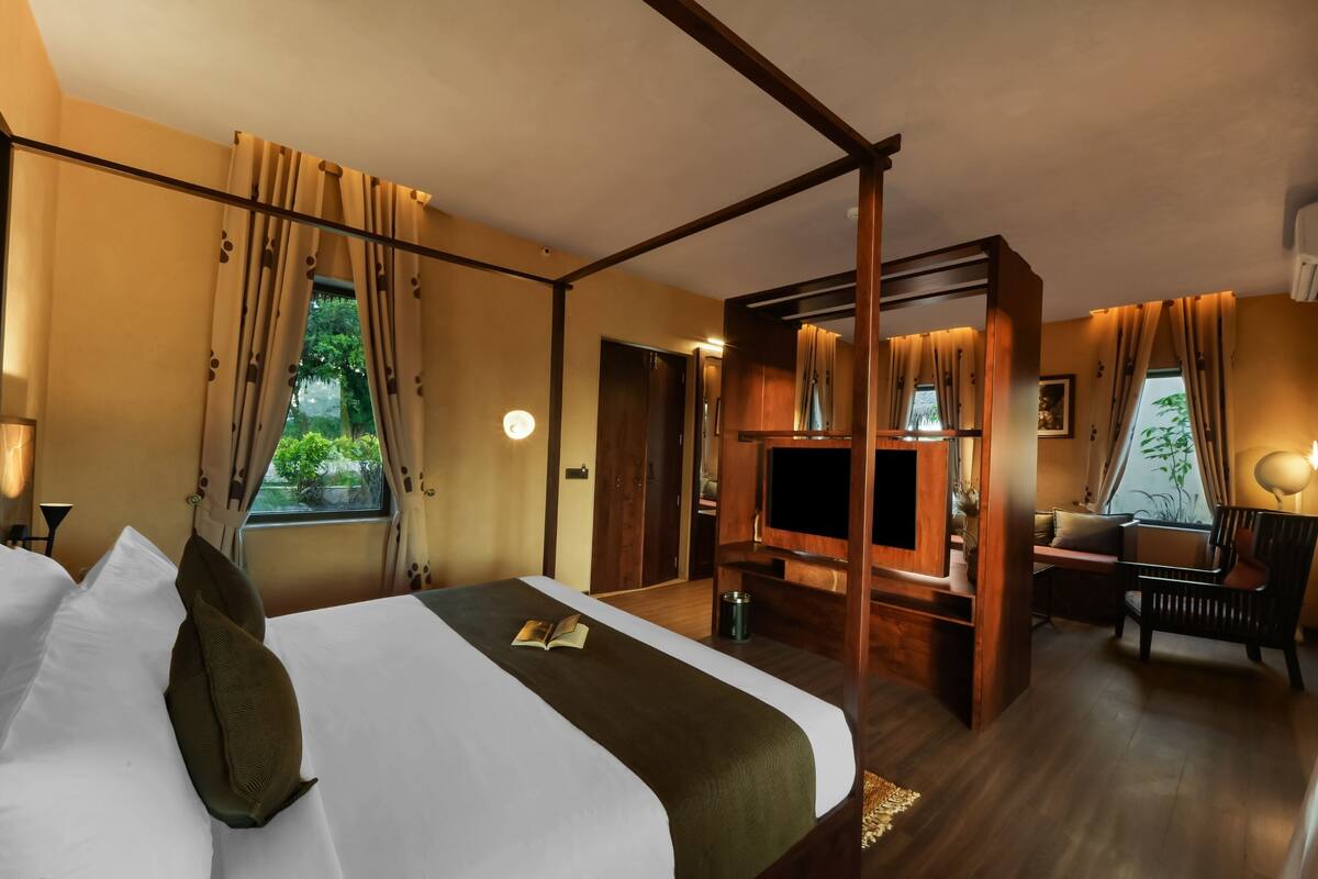 Artículos del minibar gratis y ropa de cama