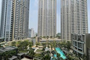 Vue depuis l’hébergement