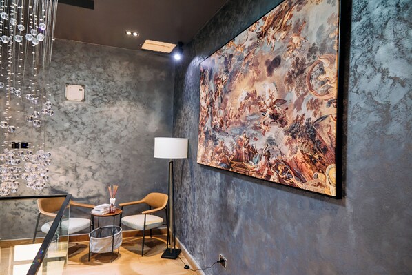 Luxury-Apartment, Stadtblick | Terrasse/Patio