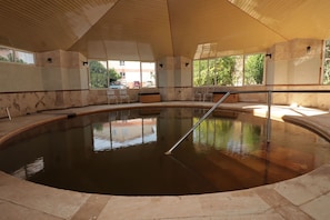 Indoor pool, outdoor pool, open 6:00 AM to 11:00 PM, pool umbrellas