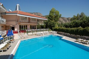 Indoor pool, outdoor pool