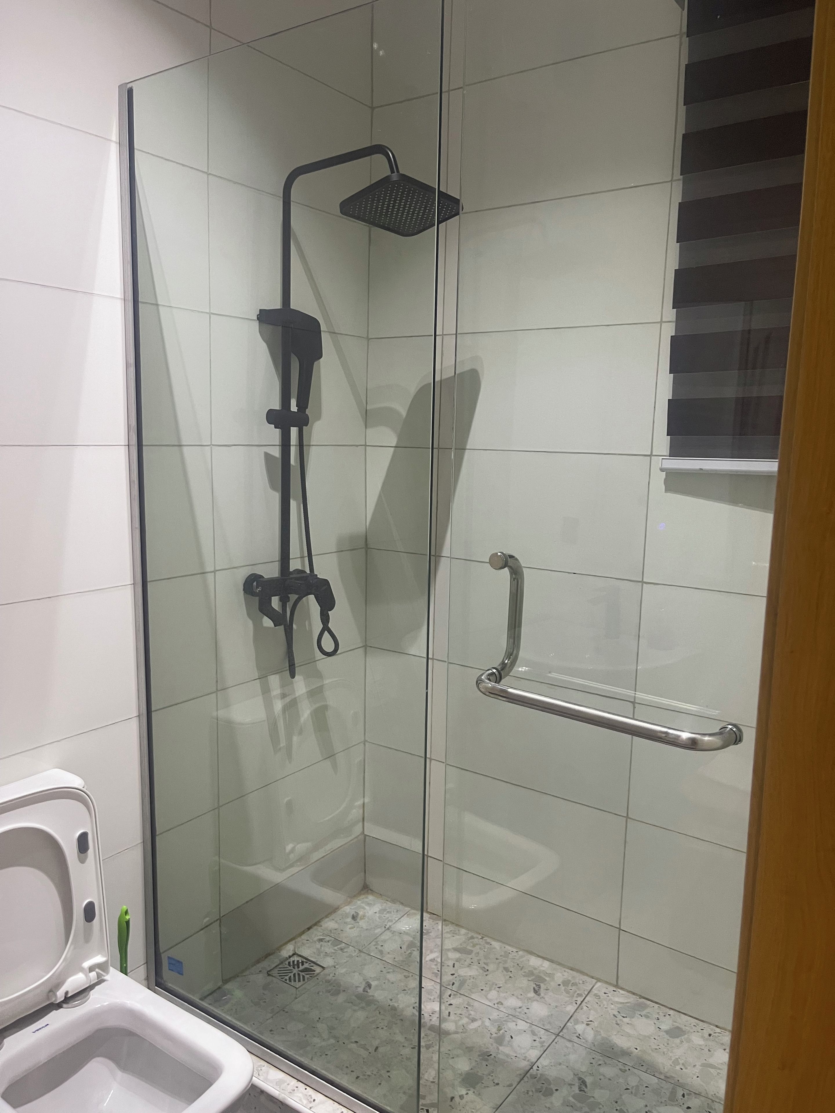 Apartment, Balcony, Beach View | Bathroom | Shower, towels, toilet paper