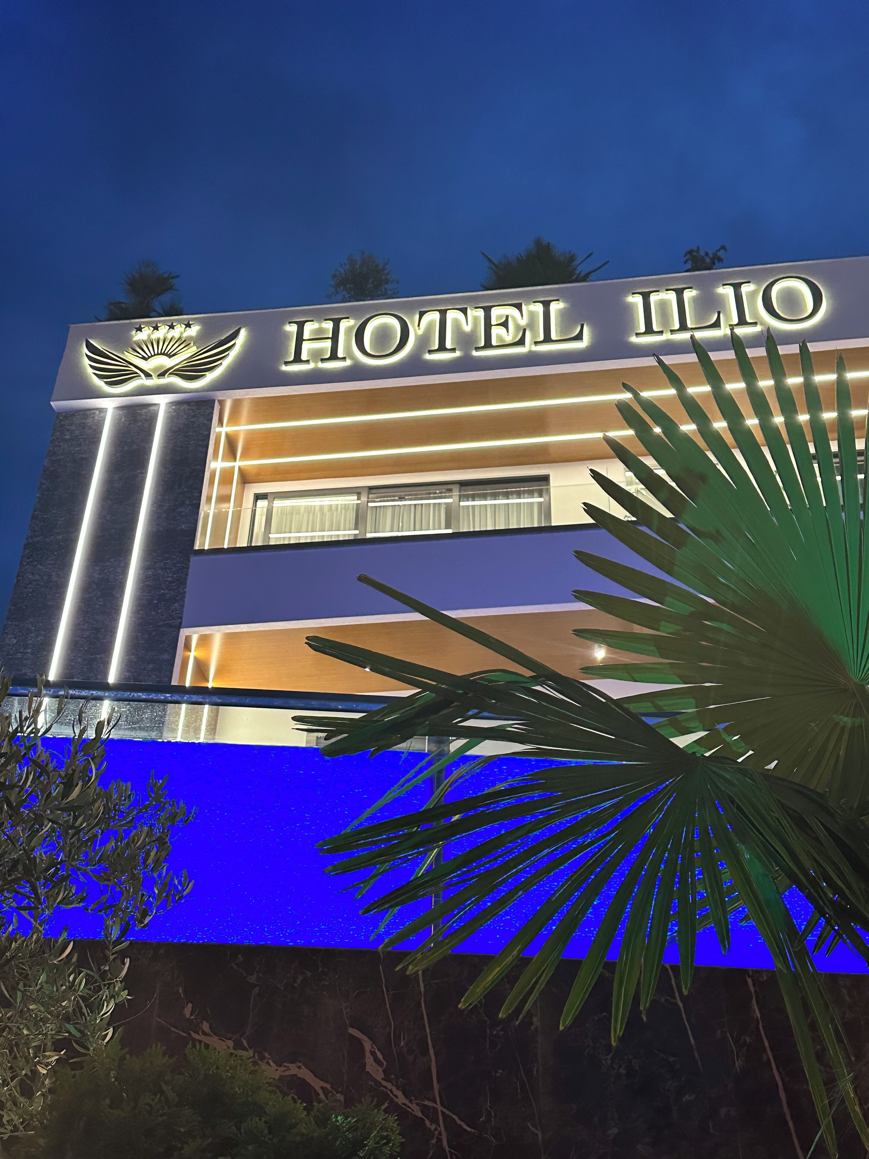 Overnatningsstedets facade