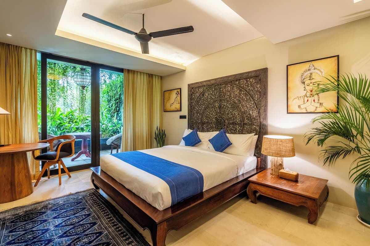 Deluxe-værelse - balkon - udsigt til flod | Pengeskab på værelset, gratis Wi-Fi