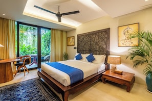 Deluxe-værelse - balkon - udsigt til flod | Pengeskab på værelset, gratis Wi-Fi