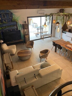 Living area - Coliving La Vigneronne - Studio La Treille (Frontignan)