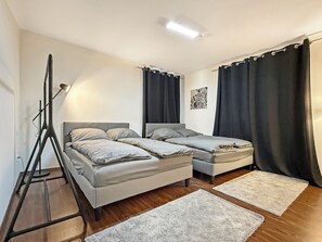 2 habitaciones, internet y ropa de cama