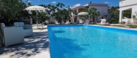 Seasonal outdoor pool