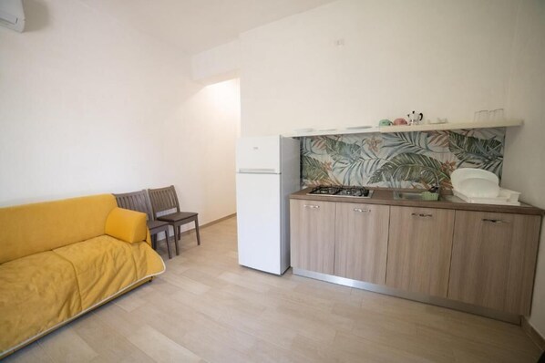 Vila standard, vista para o jardim | Cozinha privada