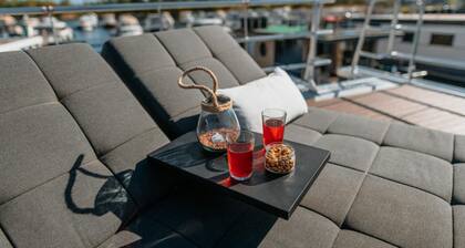 Casa flotante en el río Havel