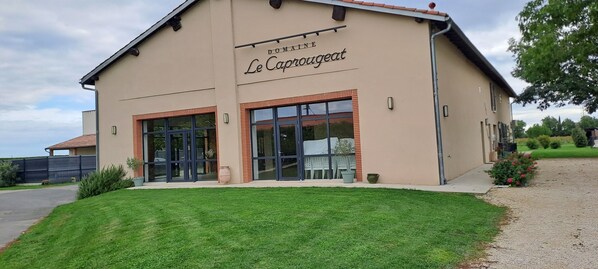 Façade de l’hébergement