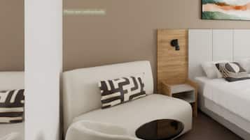 Habitación triple Confort | Cunas gratuitas, wifi gratis, ropa de cama