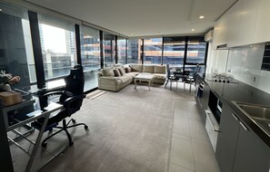 Interior - Just moments from Yarra River waterfront and Marvel Stadium! (Docklands)