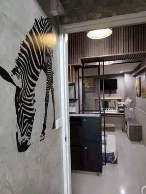 Neljän hengen perhehuone, 2 makuuhuonetta | Oleskelualue