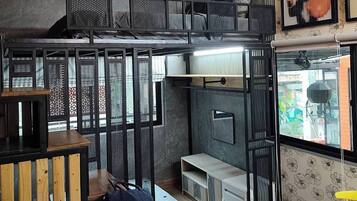 Family Quadruple Room, 2 Bedrooms | Individually decorated, desk, laptop workspace, free WiFi