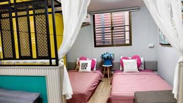 Triple Room, City View | Individually decorated, desk, laptop workspace, free WiFi