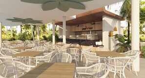 6 restaurants servant le déjeuner, cuisine locale et internationale