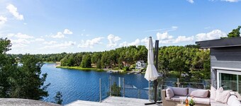 Archipelago Villa With Private Padel court & dock