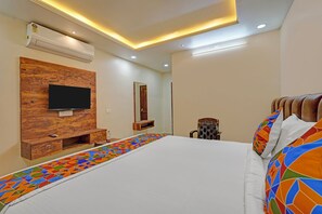 Sengetøy i egyptisk bomull, sengetøy av topp kvalitet og safe på rommet