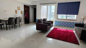 Área de estar no saguão