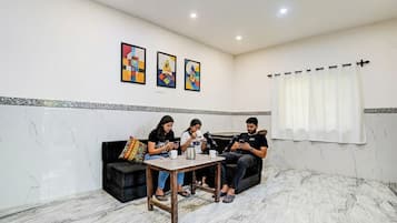 Zona de estar del vestíbulo