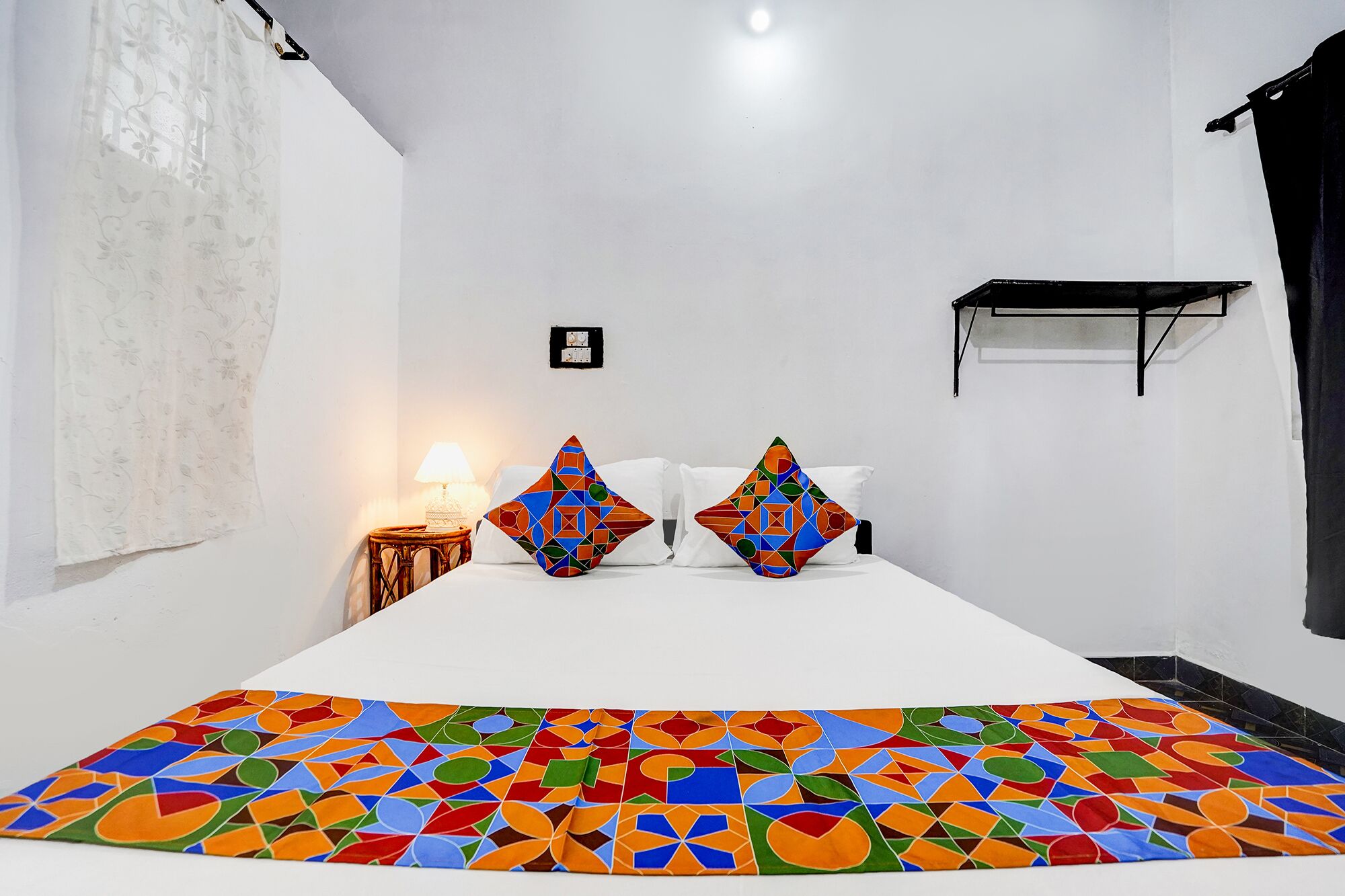 Sengetøy i egyptisk bomull, sengetøy av topp kvalitet og safe på rommet