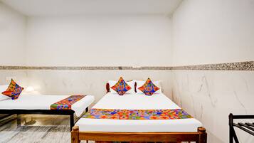 Sengetøy i egyptisk bomull, sengetøy av topp kvalitet og safe på rommet