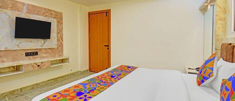 Lakens van Egyptisch katoen, luxe beddengoed, een kluis op de kamer