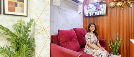 Sitteområde i lobbyen