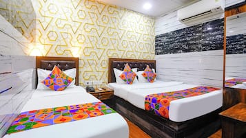 Sengetøy i egyptisk bomull, sengetøy av topp kvalitet og safe på rommet