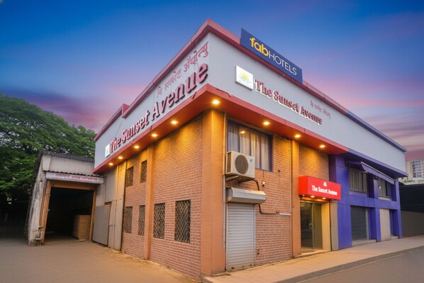 Majoituspaikan sisäänkäynti