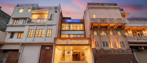 Overnatningsstedets facade