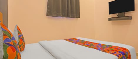 Sengetøy i egyptisk bomull, sengetøy av topp kvalitet og safe på rommet