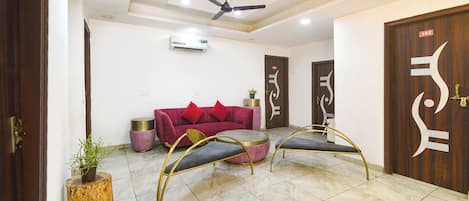 Sitteområde i lobbyen