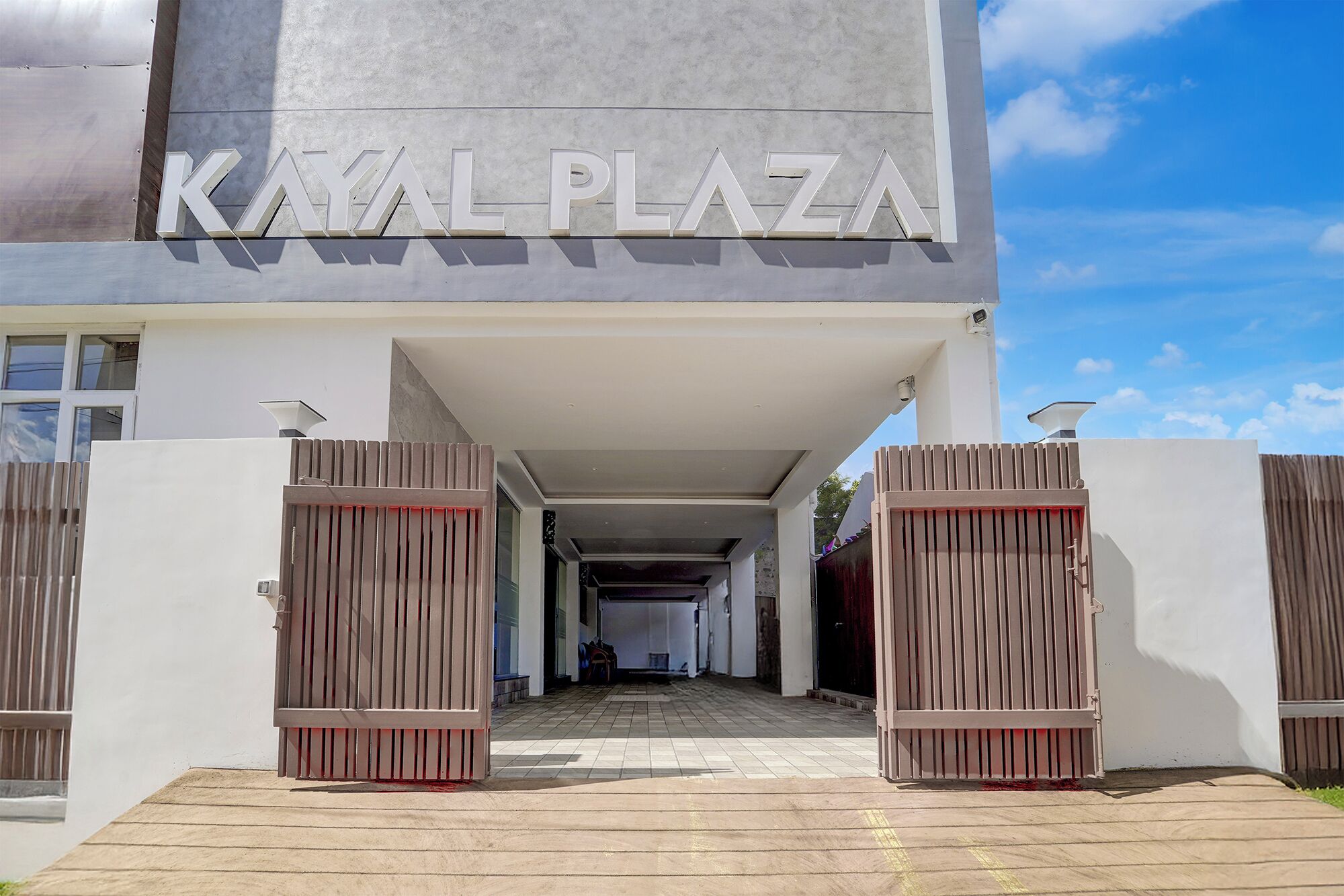 Entrée de l’hébergement