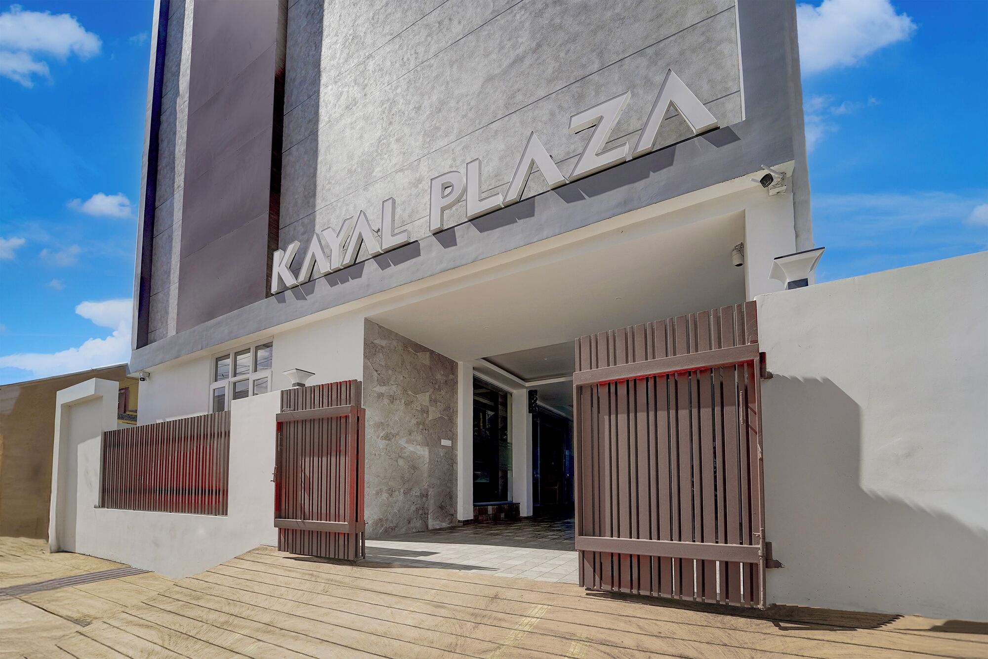 Entrada de la propiedad