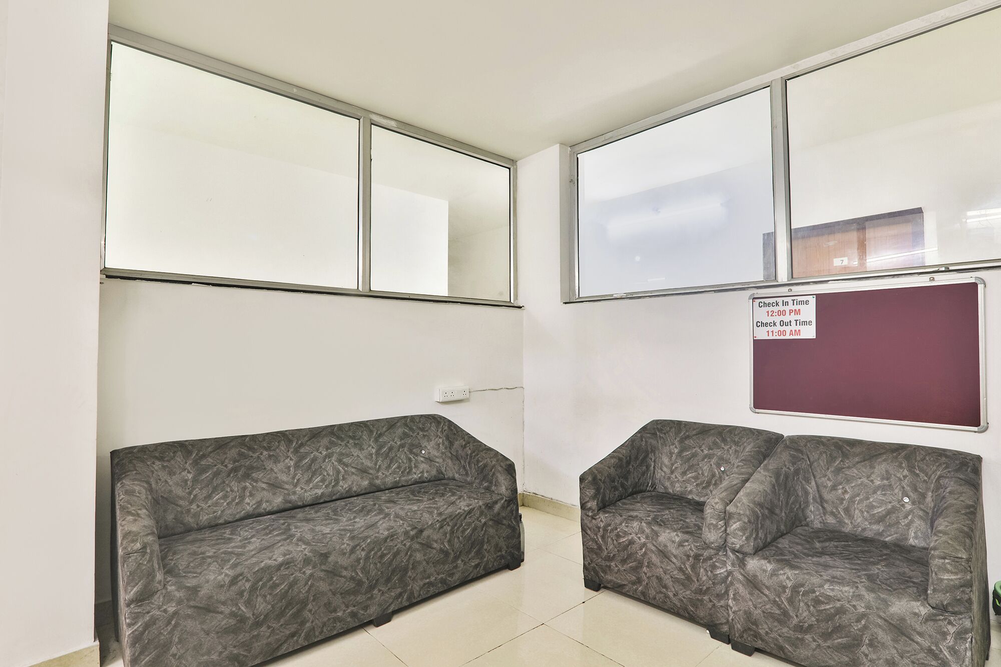 Àrea amb seients del vestíbul