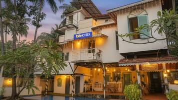 Fassade der Unterkunft