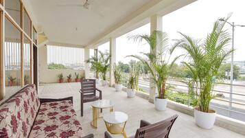 Sitteområde i lobbyen