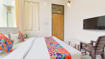 Sengetøy i egyptisk bomull, sengetøy av topp kvalitet og safe på rommet