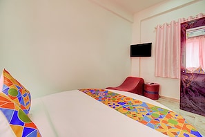 Lakens van Egyptisch katoen, luxe beddengoed, een kluis op de kamer