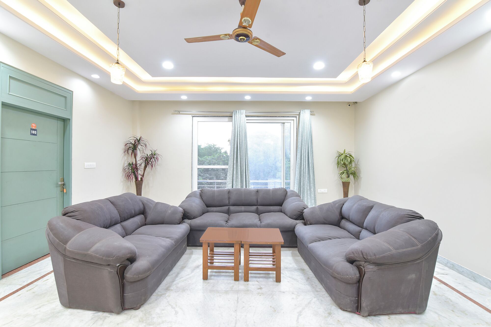 Sala de estar en el lobby