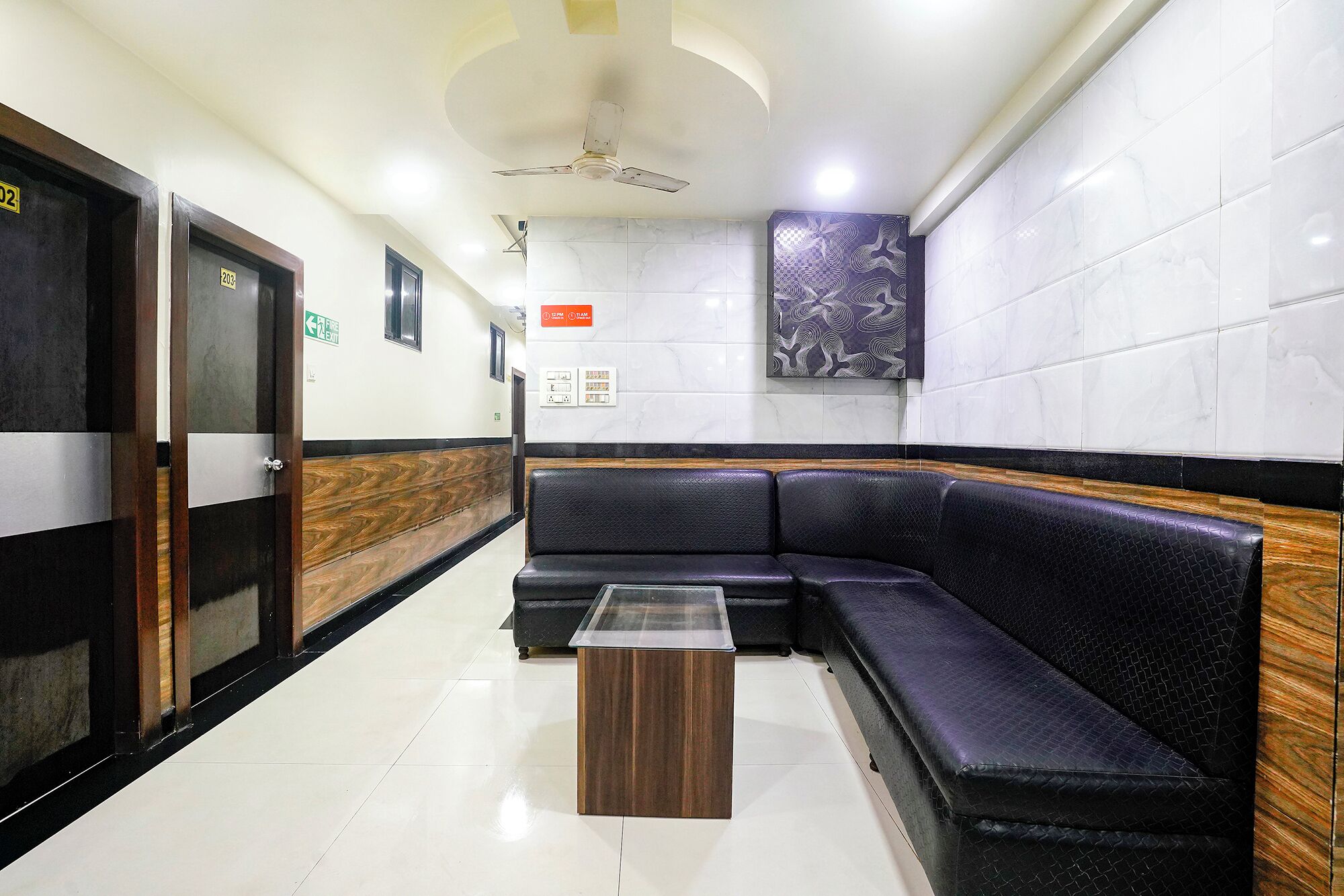 Lobby sitting area
