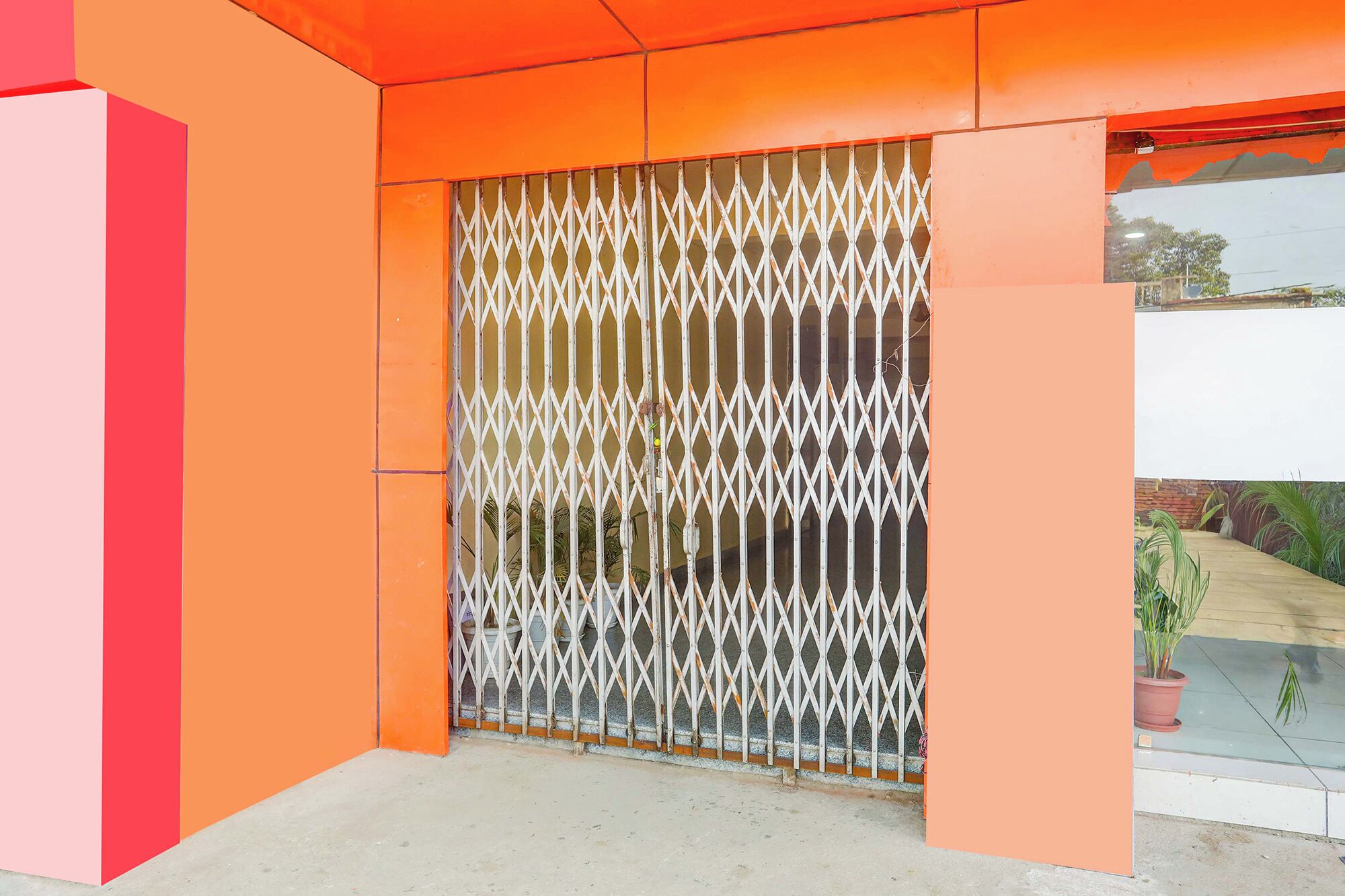 Entrée de l’hébergement