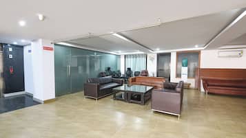 Sitteområde i lobbyen