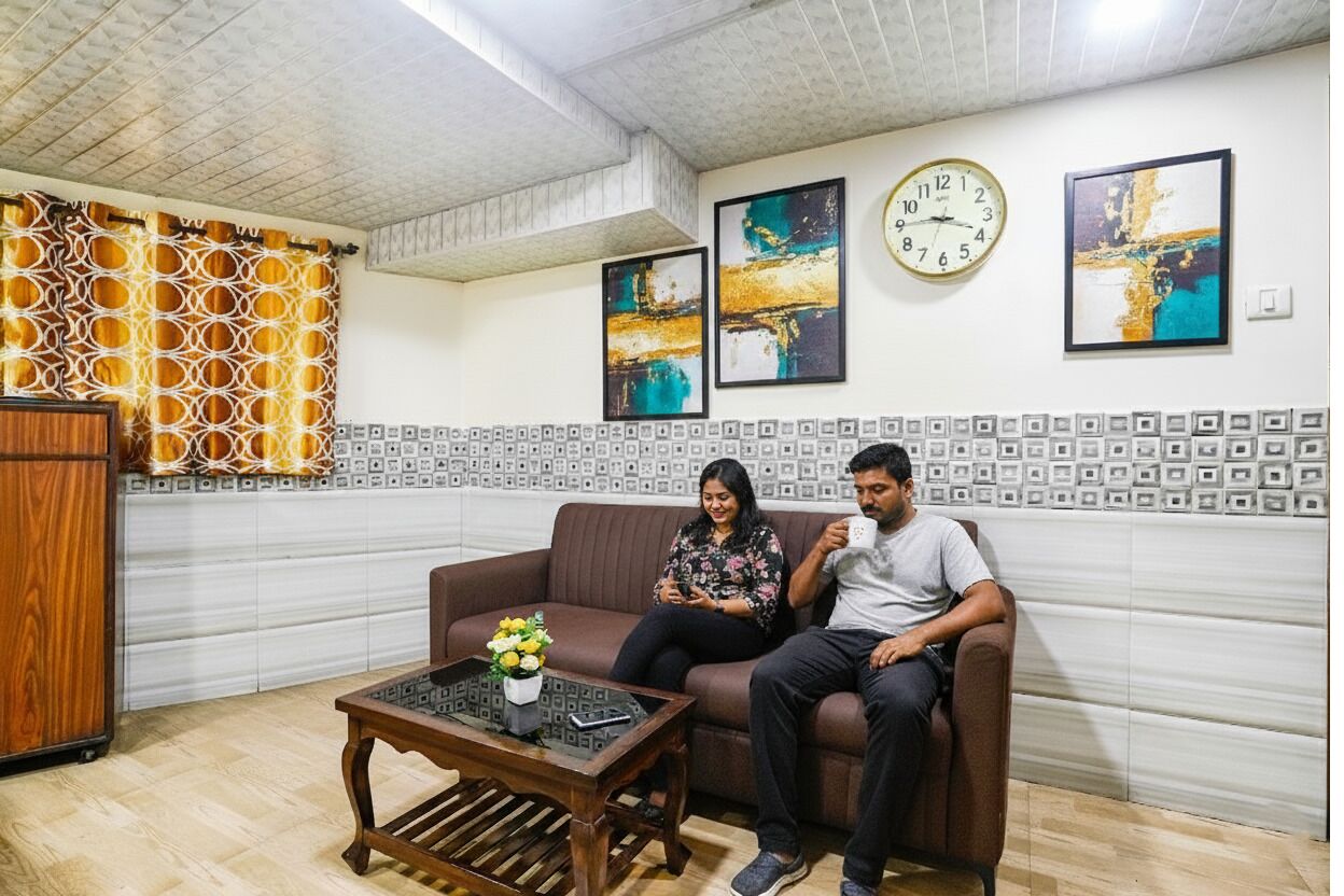 Khu tiếp khách ở sảnh