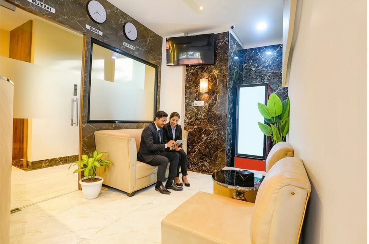 Sitzecke in der Lobby