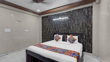 Sengetøy i egyptisk bomull, sengetøy av topp kvalitet og safe på rommet