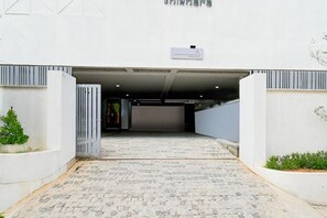 Majoituspaikan sisäänkäynti